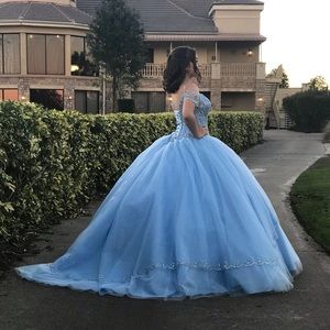 Sweet 16 / quince princess dress with petticoat